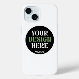 Coque Pour iPhone 15 personnalisé, unique, élégant et minimaliste bisou