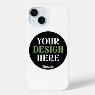 Coque Pour iPhone 15 personnalisé, unique, élégant et minimaliste bisou