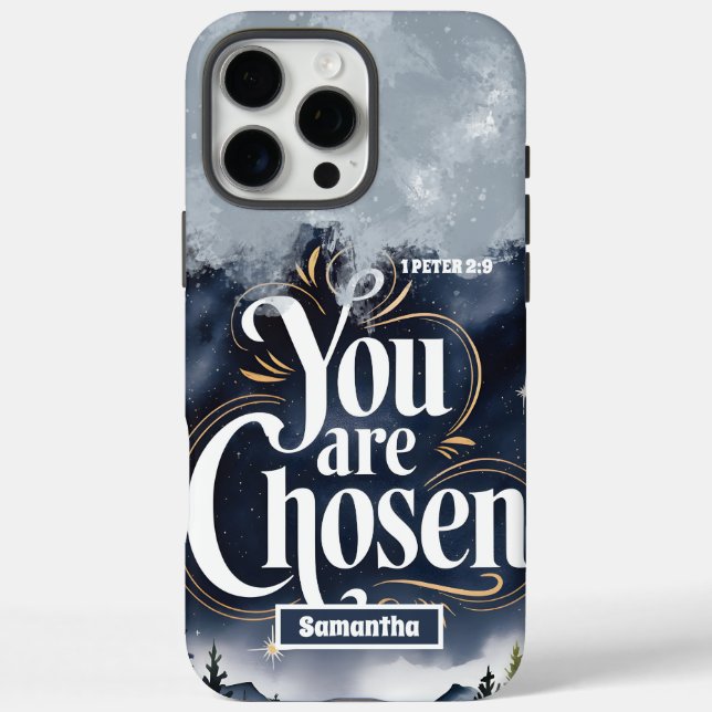 Coques Case-Mate iPhone Personnalisé Vous Êtes Choisi Femmes Chrétiennes (Verso)