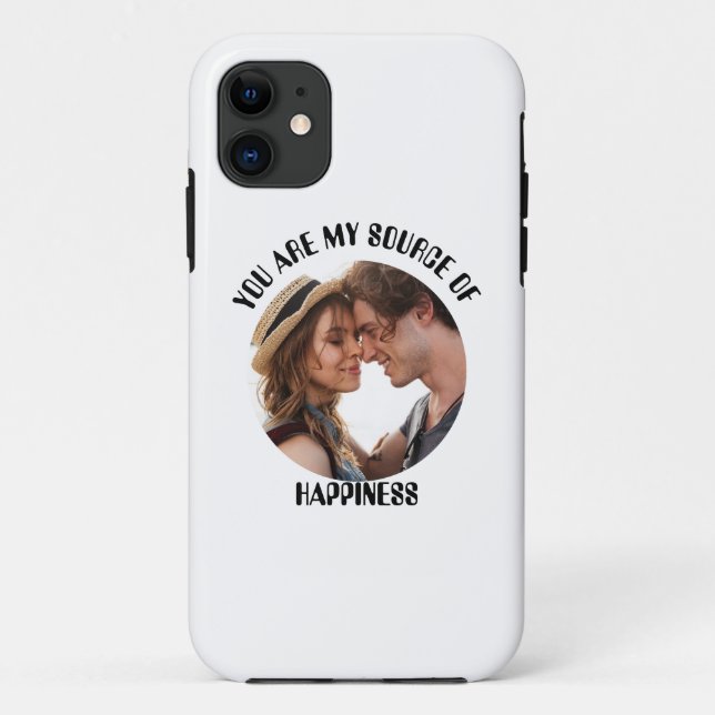 Coques Case-Mate iPhone Personnalisé Vous êtes ma source de bonheur Photo (Dos)