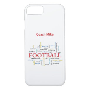 Case-Mate iPhone Case Personnaliser, Football Coach Merci en mots