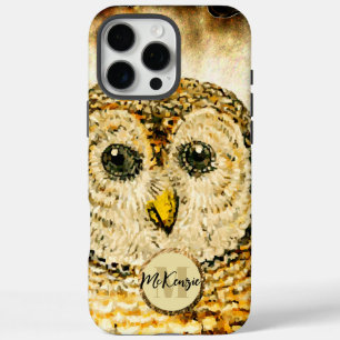 iPhone 16 Pro Max Case Personnaliser Monogram Owl