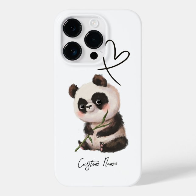 Coques Case-Mate iPhone Personnaliser Panda Phone Case (Verso)