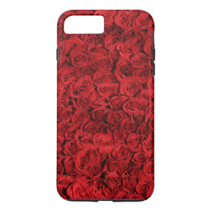 Coque iPhone 7 Plus Personnaliser personnalisée Roses rouges