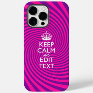 Coque Pour Pour iPhone 14 Pro Max Personnalisez votre Twist rose chaud et Gardez vot