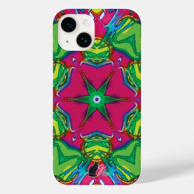 Coques Case-Mate iPhone Petals Kaleidoscope (Verso)