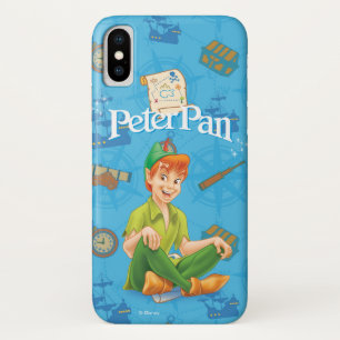 Coques Pour iPhone Peter Pan assis