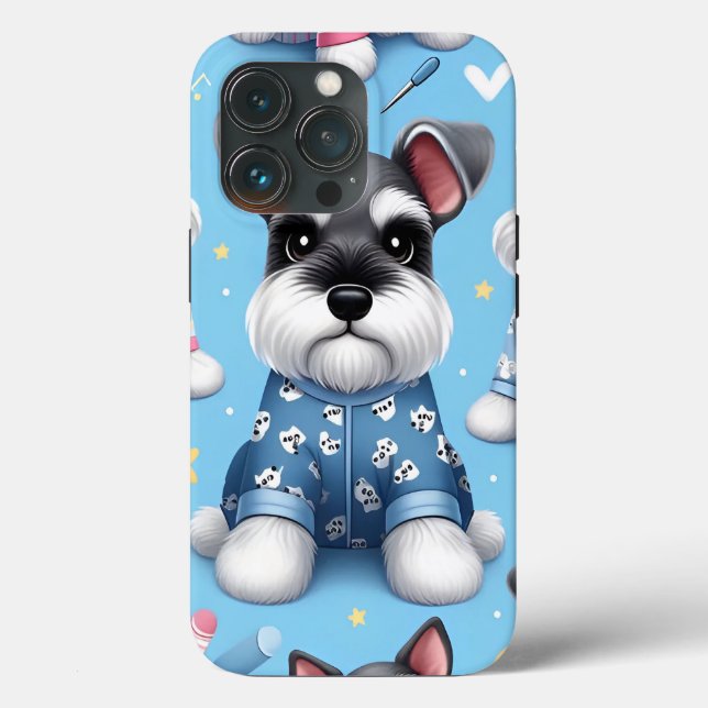 Coques Case-Mate iPhone Petit Chien De Schnauzer Motif Animal (Verso)