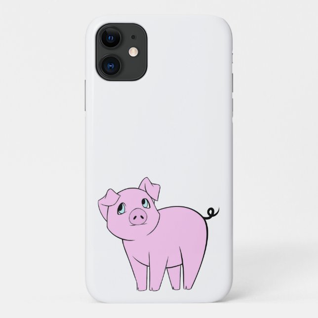 Coques Case-Mate iPhone Petit Cochon, Petit Cochon, Chien, Cochon Rose, An (Dos)
