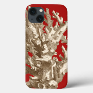 Etui iPhone Case-Mate Petit corail en rouge