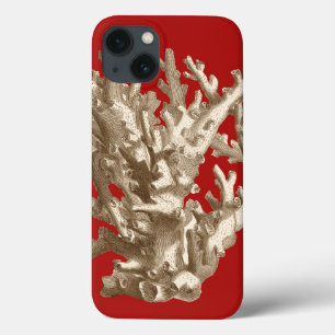 Coques Pour iPhone Petit corail en rouge