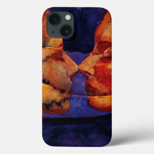 iPhone 13 Case Petit jumeau de miroir avec la figure