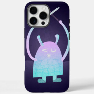 Coques iPhone 16 Pro Max Petit Monstre Bleu