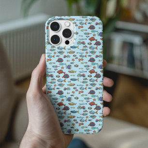 Coque Pour iPhone 16 Petit Motif de poisson coloré