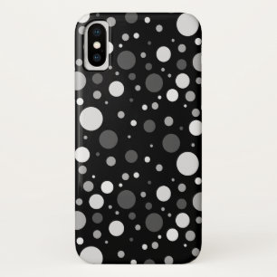 Etui iPhone Case-Mate Petit pois noir et blanc