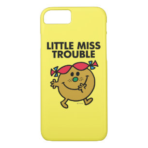 Coques Pour iPhone Petit problème de Miss   Lettres noires