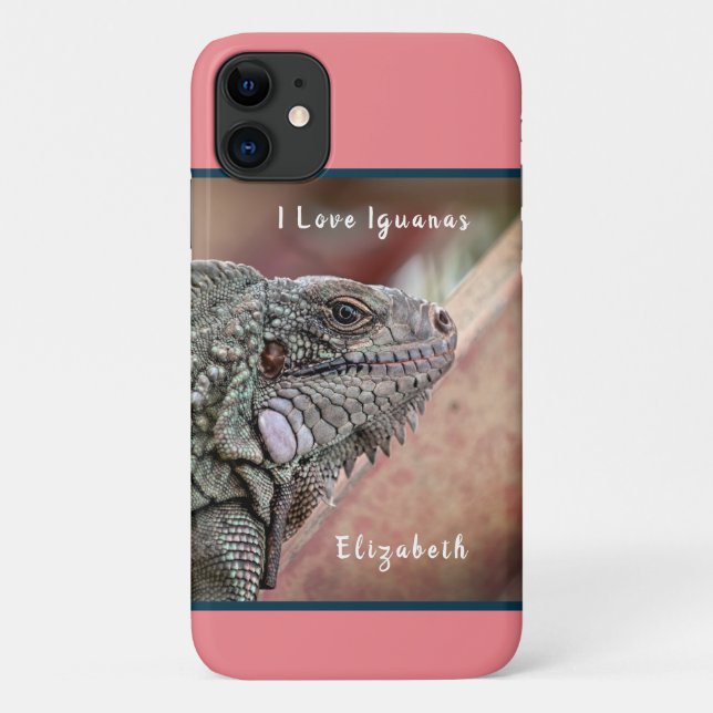 Coques Case-Mate iPhone Petit Reptile Exotique Iguana Animal animal de com (Dos)