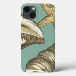Etui iPhone 13 Petit trio de Shell sur Teal