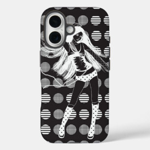 Coque Pour iPhone 16 petite amie dansante dans le noir
