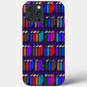 Case-Mate iPhone Case Petite bibliothèque étagères de livres violet