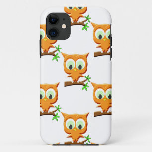Case-Mate iPhone Case Petite Chouette en dessin sur Motif de branche