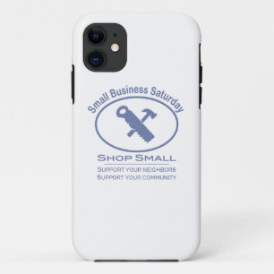 Coques Pour iPhone Petite entreprise samedi - Matériel bleu