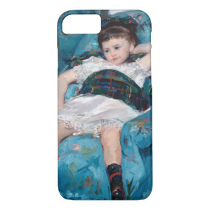 Case-Mate iPhone Case Petite fille dans un fauteuil bleu, Cassatt