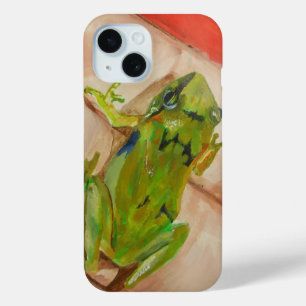 Coque Pour iPhone 15 Petite grenouille tropicale