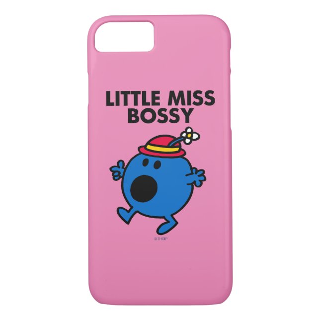 Coques Case-Mate iPhone Petite Miss Bossy | Lettres noires (Dos)