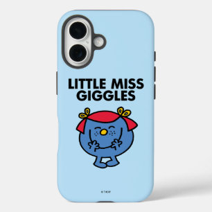 Coques iPhone 16 Petite Miss Giggles   Lettres noires