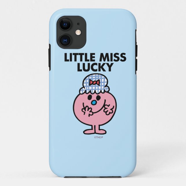 Coques Case-Mate iPhone Petite Miss Lucky Cachant Sa Bouche (Dos)