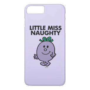 Coque iPhone 8 Plus/7 Plus Petite Miss Naughty   Lettres noires