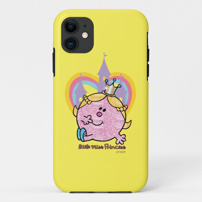 Coques Case-Mate iPhone Petite Miss Princesse Possède Avec Château & Coeur (Dos)