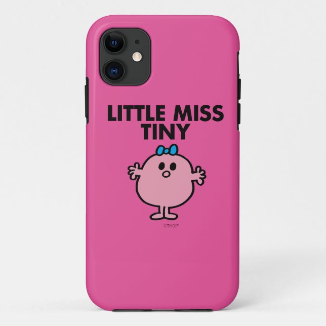 Coques Case-Mate iPhone Petite Miss Tiny | Lettres noires (Dos)