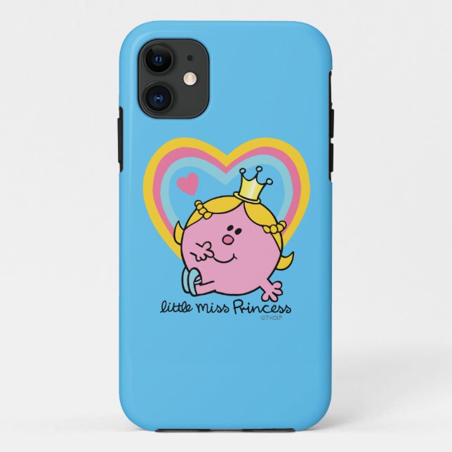 Coques Case-Mate iPhone Petite Mlle Princesse | Coeurs (Dos)