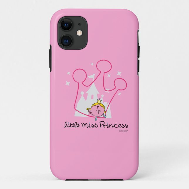 Coques Case-Mate iPhone Petite Mlle Princesse | Couronne rose géante (Dos)