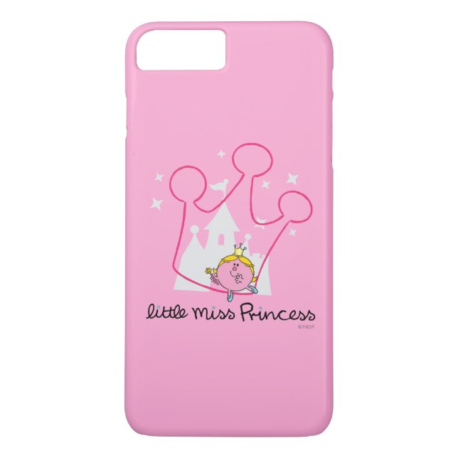 Coques Case-Mate iPhone Petite Mlle Princesse | Couronne rose géante (Dos)