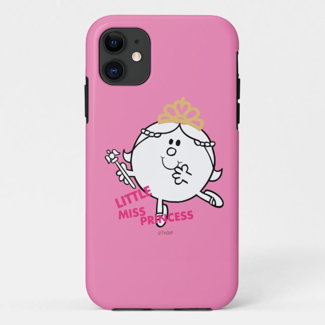 Coques Case-Mate iPhone Petite Mlle Princesse | Lettres roses (Dos)