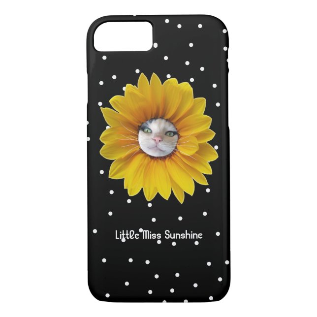 Coques Case-Mate iPhone Petite Mlle Sunshine Smiling Cat (Dos)