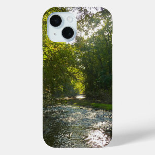 Coque Pour iPhone 15 Petite rivière Patuxent depuis Savage Park