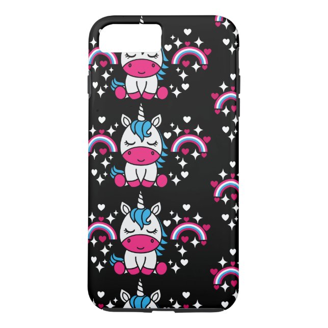 Coques Case-Mate iPhone Petites filles Unicorn Pony (Dos)