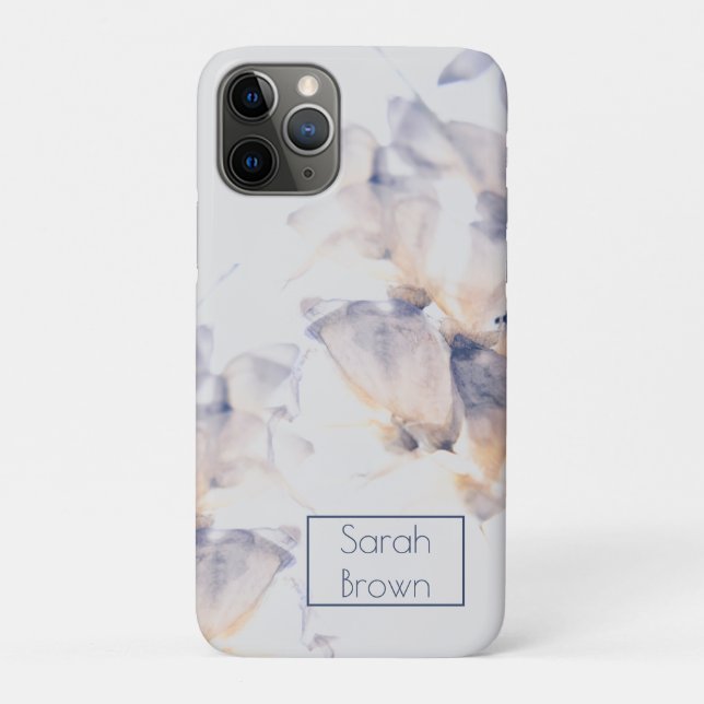 COQUES Case-Mate iPhone PETITS BLANCS ET BLEUS FLORAUX (Dos)