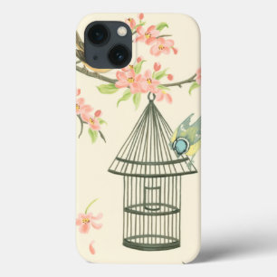Coques Pour iPhone Petits oiseaux perchés sur une branche et sur une 