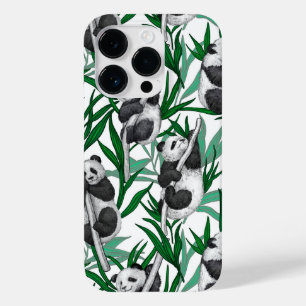 Coque Pour iPhone 14 Pro Petits panda sur