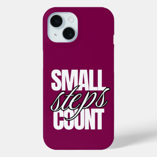 COQUE POUR iPhone 15 PETITS PAS COMPTE