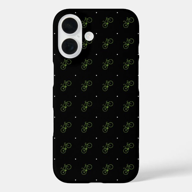 Coques Case-Mate iPhone petits vélos verts (Verso)