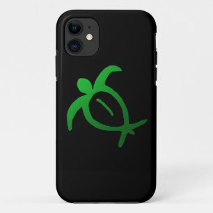 Coque Case-Mate Pour iPhone Pétroglyphe hawaïenne de Honu sur le noir - cas