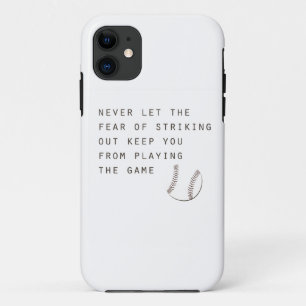 Case-Mate iPhone Case peur de frapper un inspirant baseball moderne