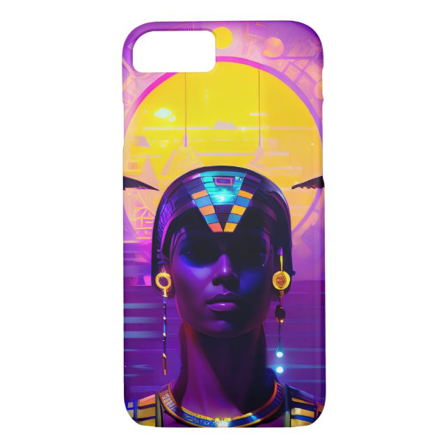 Coques Case-Mate iPhone Pharaon Synthwave (Dos)