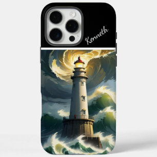 Coques iPhone 16 Pro Max Phare au milieu de la tempête